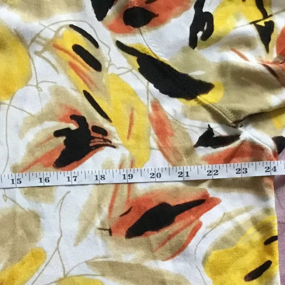 Jones New York Cardigan Women top Plus Orange yellow white black beige SZ 2 X - Picture 6 of 8